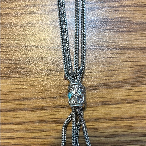 Silver Bolero (David Yurman lookalike) Necklace - Picture 2 of 4